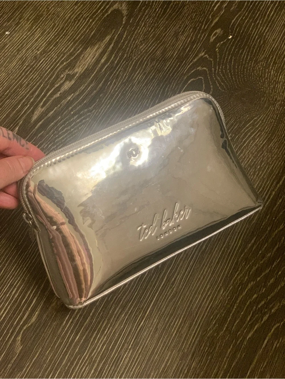 Ted Baker London Lindsay Mirrored Makeup Bag